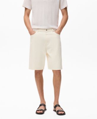 Мужские джинсовые шорты Mango Relaxed-Fit 9.53" бермуды