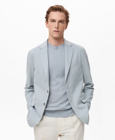 Мужской блейзер Mango Verner Slim Fit Cotton