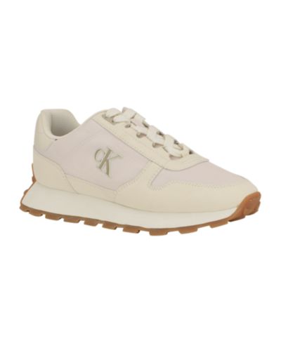 Calvin Klein Women's Taresa Logo Lace-Up Sneakers