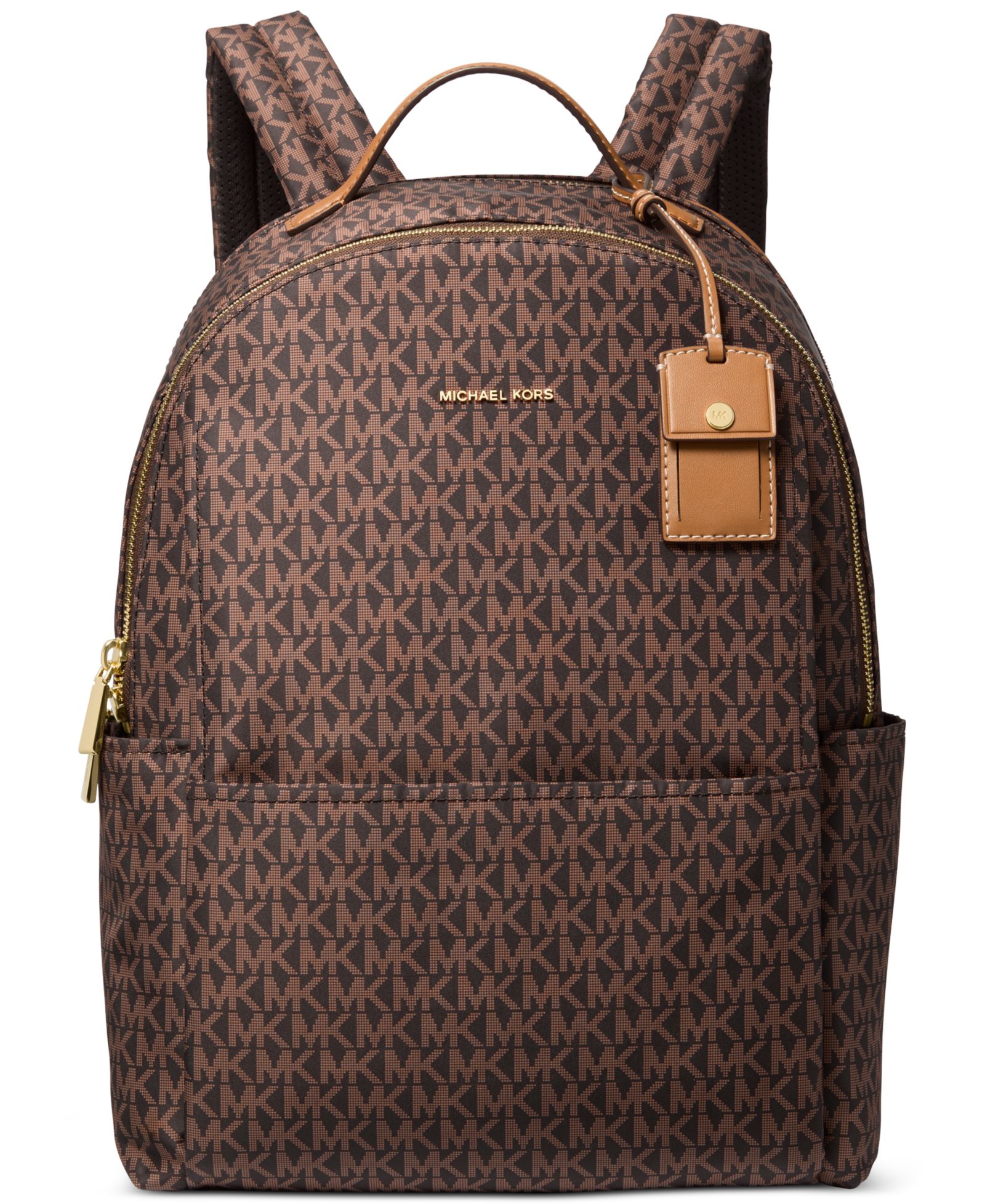 Michael Kors Sable Large Signature Logo Backpack