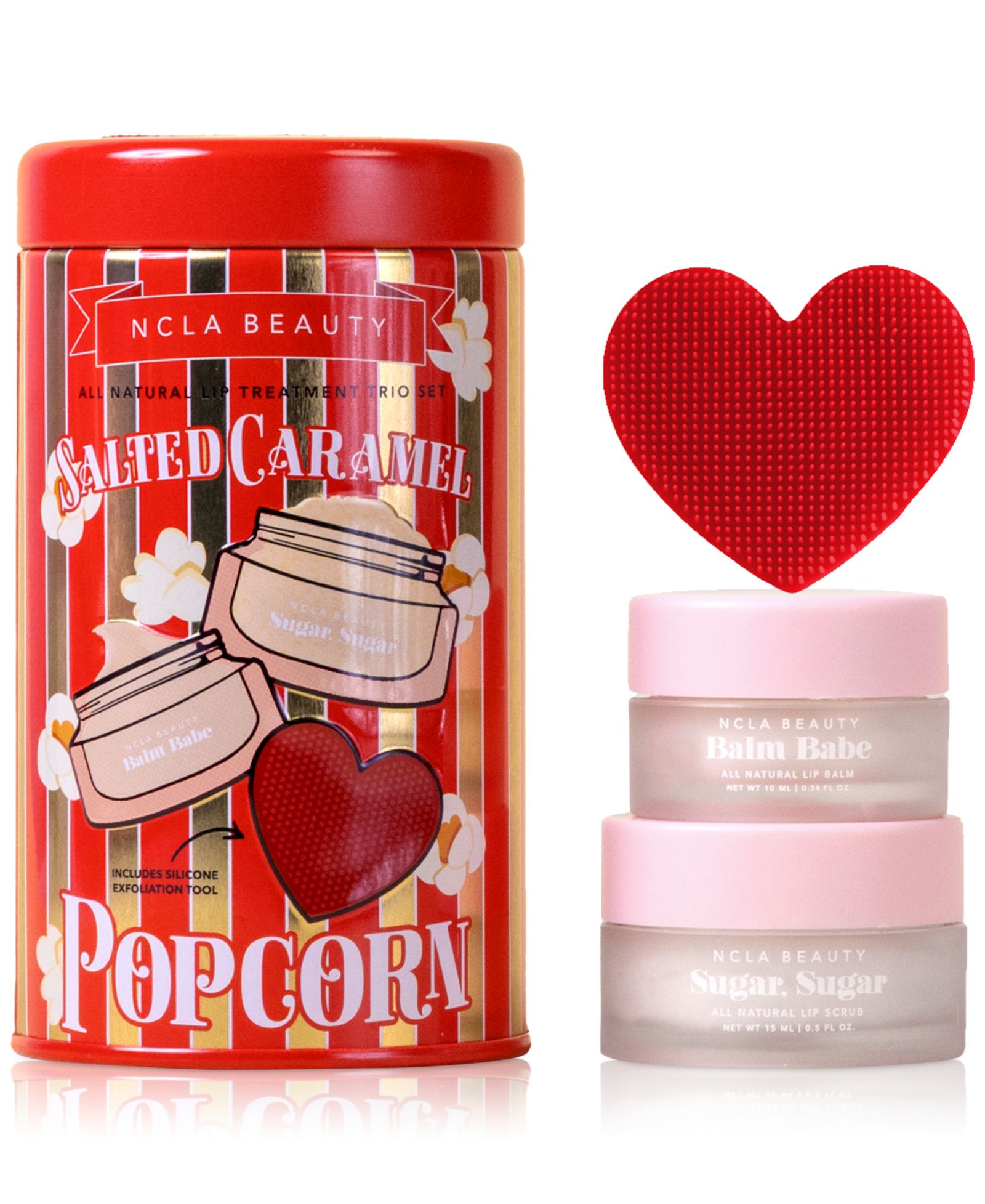 Набор для ухода за губами NCLA Beauty Salted Caramel из 3 предметов