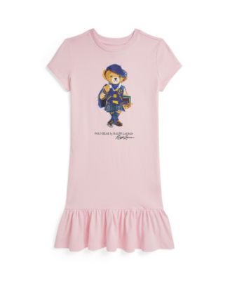 Polo Ralph Lauren Детское джерси-платье с медвежонком Polo Bear, 7-16