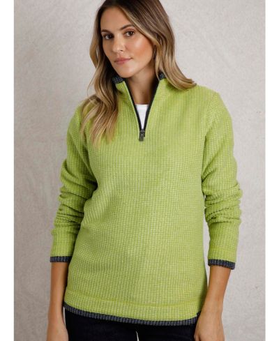 Женская флисовая кофта Weird Fish Beye 1/4 Zip Grid
