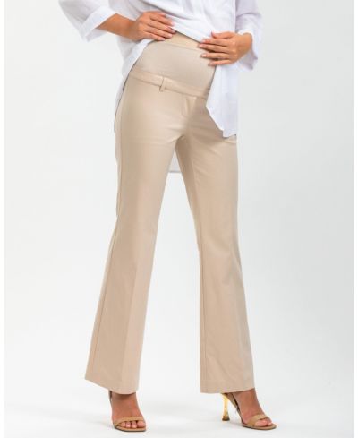 Брюки PIETRO BRUNELLI MATERNITY Maternity Pull-On Flare Stretch