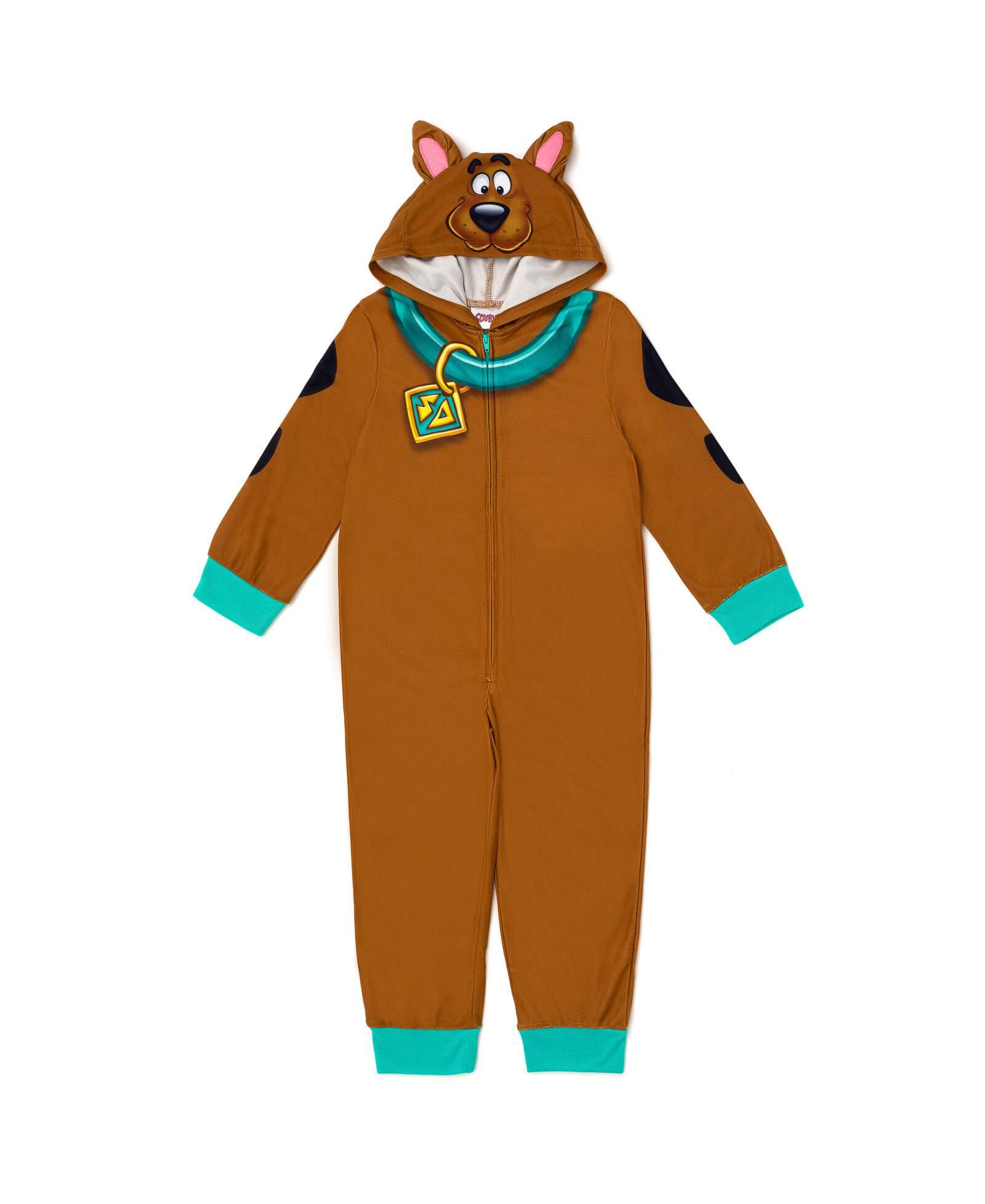 Детский флисовый комбинезон для косплея Scooby Doo