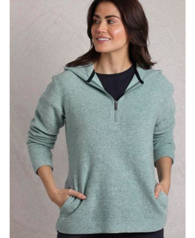 Weird Fish женская толстовка на молнии 1/4 Alisa 1/4 Zip Snow Marl