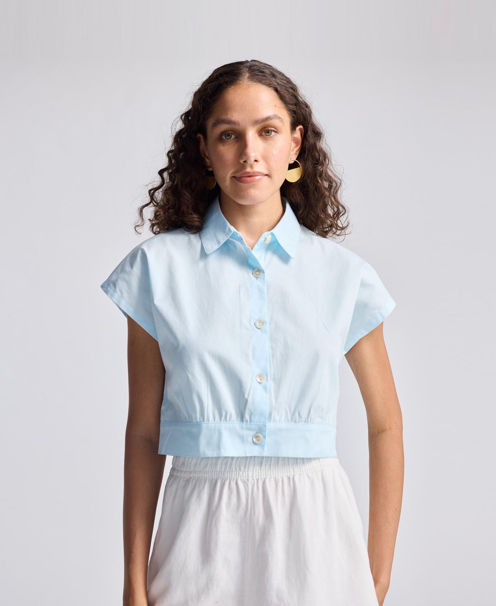 Reistor Women's Oversized Crop Shirt