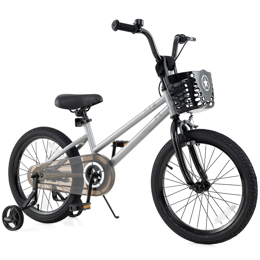 Детский Silver Adjustable Bicycle with Clear Chain Guard Protection
