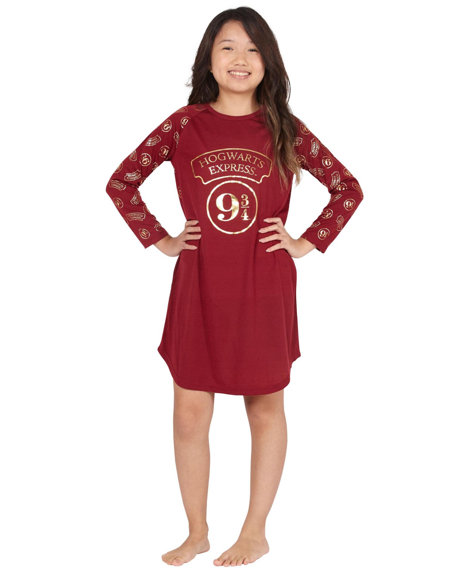 Детская пижама Harry Potter Platform 9 3/4 Hogwarts Express Raglan Long-Sleeve