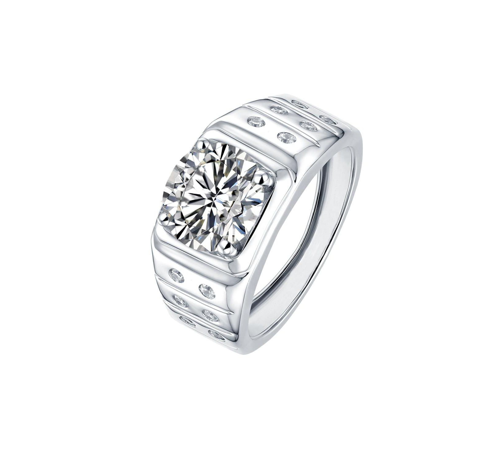 Коктейльное кольцо Rachel Glauber Brilliant Clear Cubic Zirconia