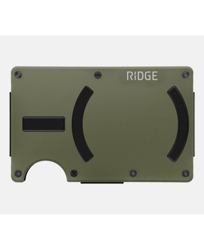The Ridge Men's RIDGE WALLET FOR MAGSAFE - Matte Olive - Cash Strap