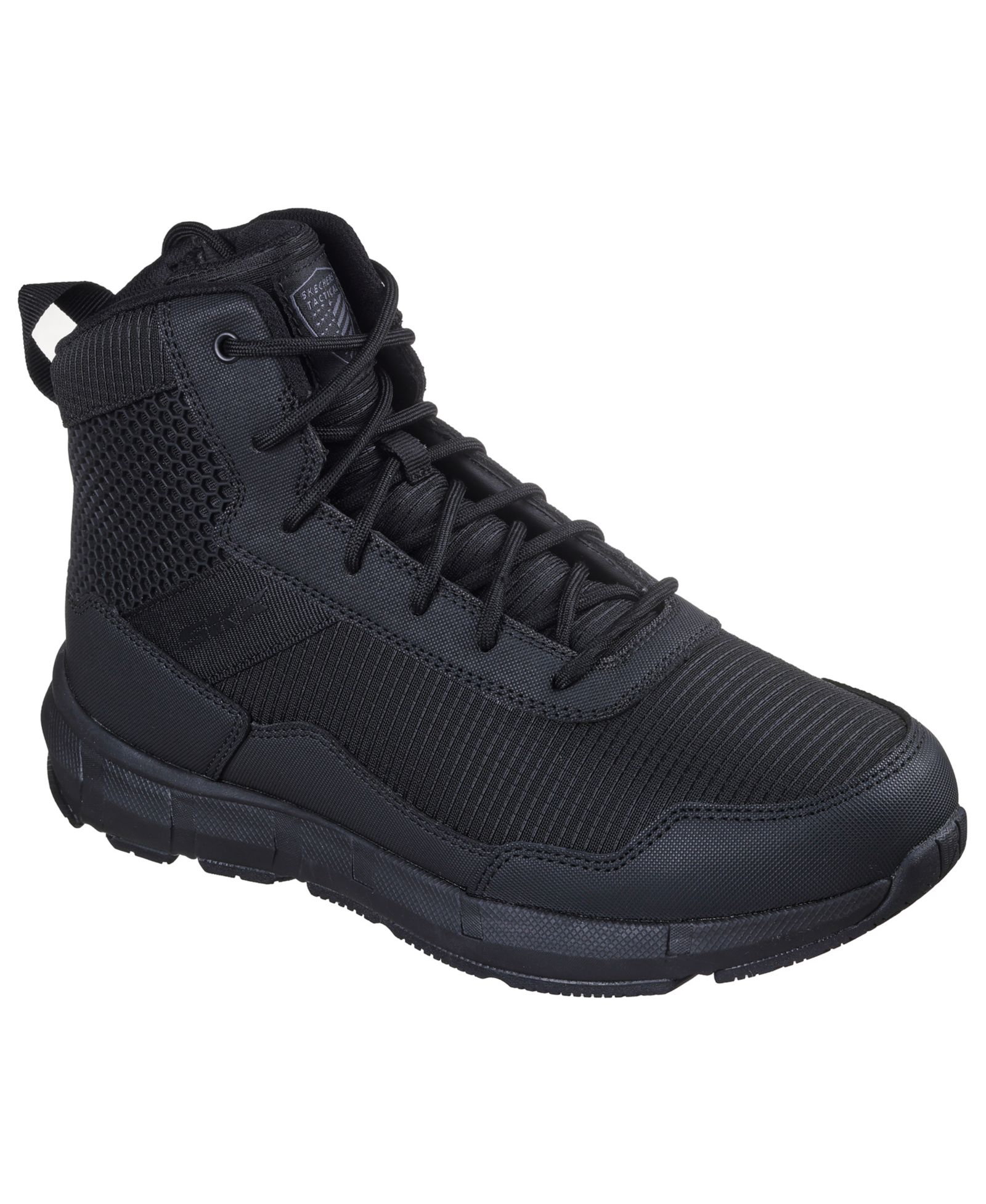 Skechers Men's Terra Draft Tactical Zip Mesh Work Boots from Finish Line