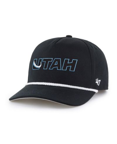 Мужская регулируемая кепка '47 Brand Utah Mammoth Black с веревочным ремешком