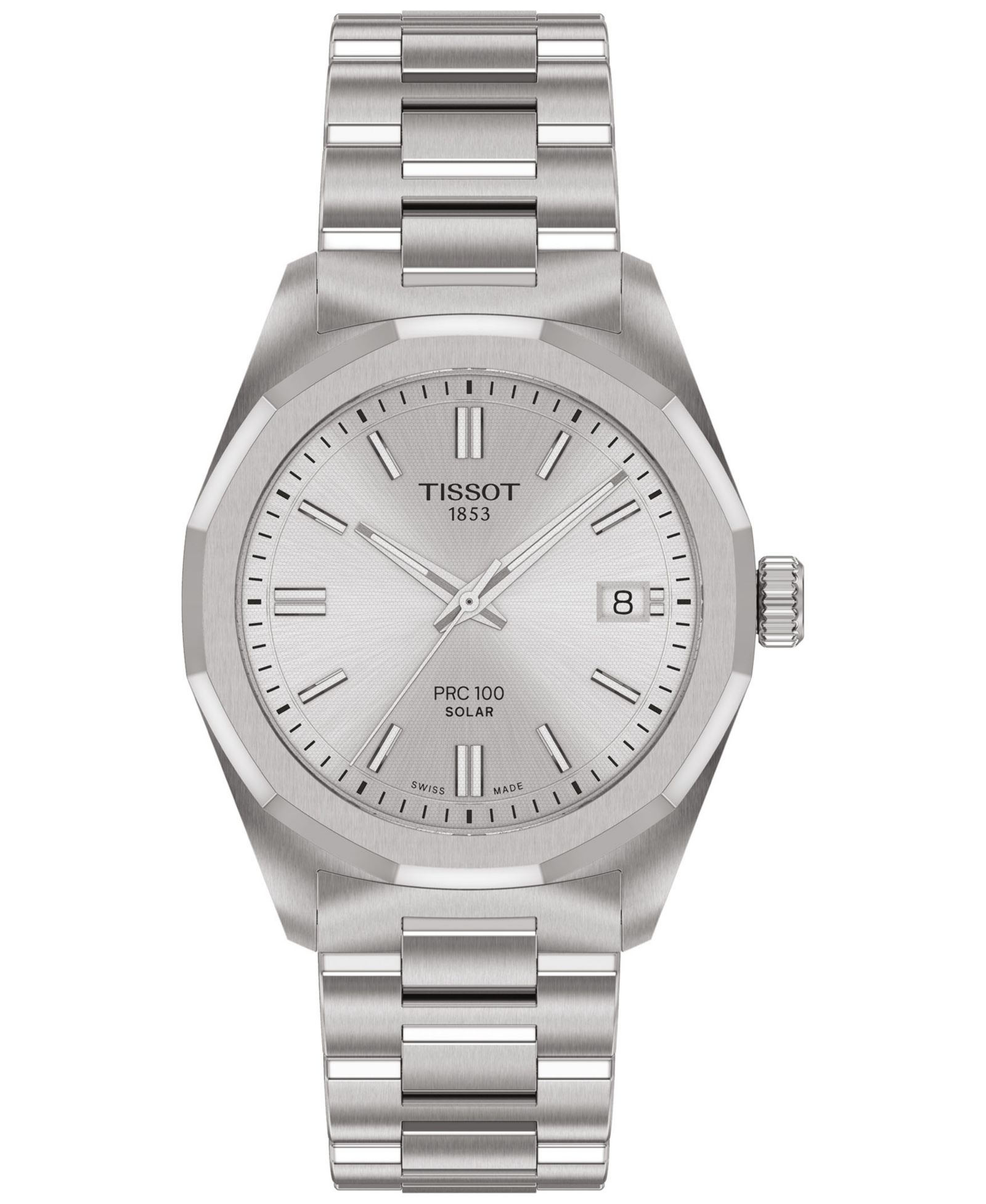Женские часы Tissot Swiss PRC 100 Solar Stainless Steel 34mm