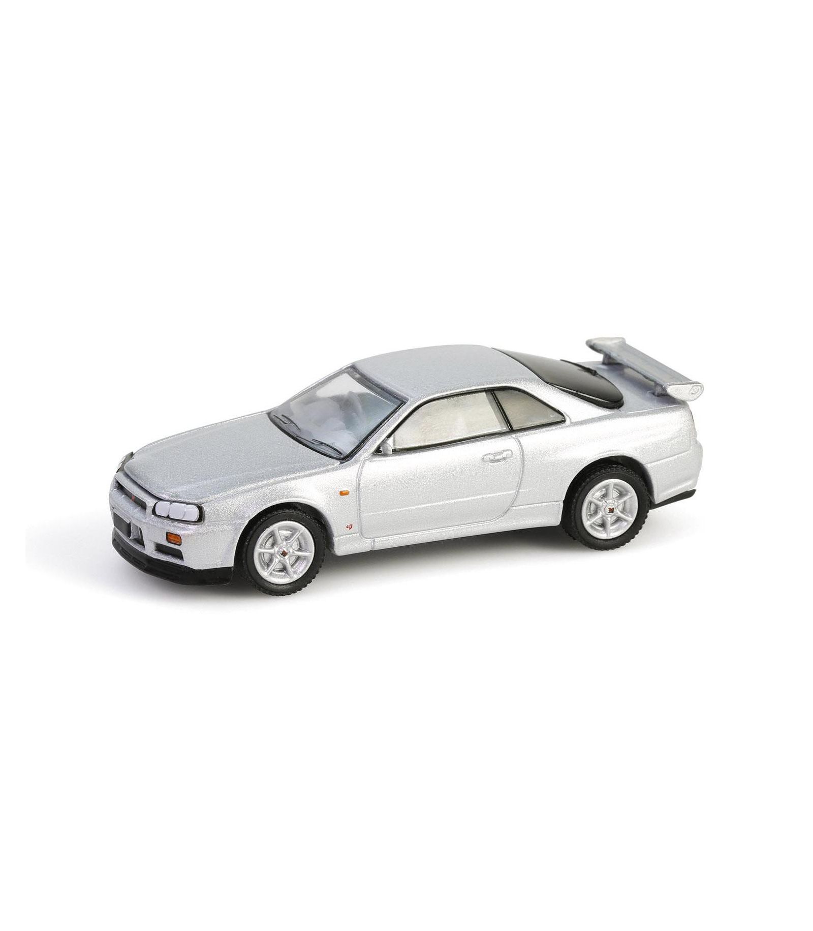 1/64 1999 Nissan Skyline V-Spec R34 Silver, 25th Anniversary Series