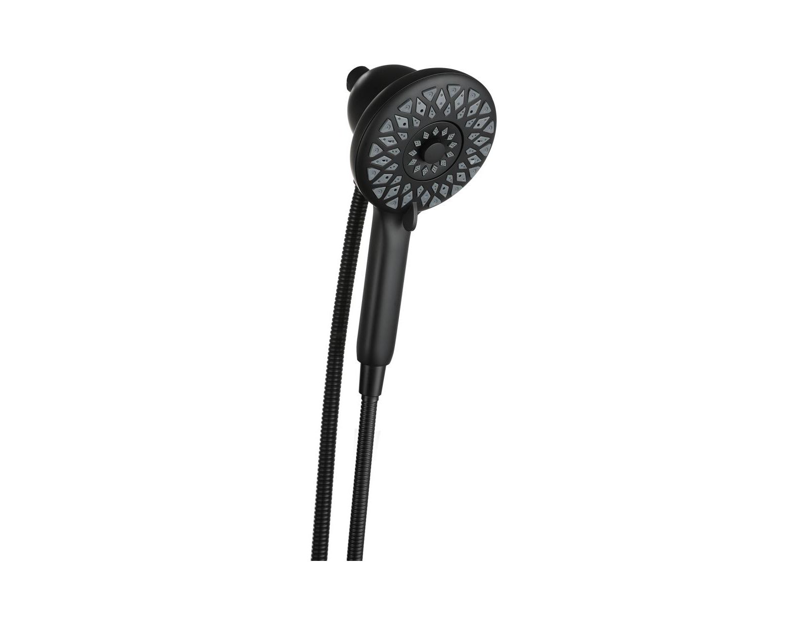 Душевая лейка RAINSKEN High Pressure Shower Heads 6 Spray Mode, Magnetic Shower Head для ванной, Matte Black Handheld Shower с 60 inch Stainless Steel Hose