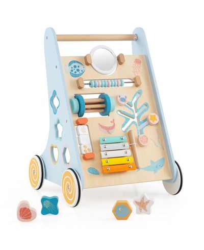 Развивающий центр Slickblue Toddler Walker с колесами для малышей