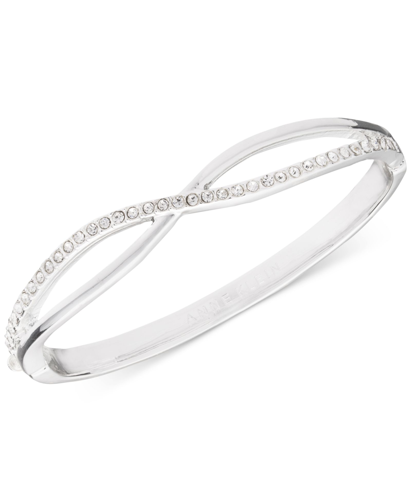 Anne Klein браслет Bangle с кристаллами