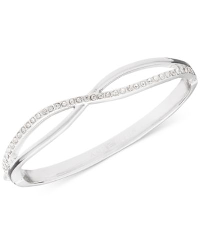 Anne Klein браслет Bangle с кристаллами