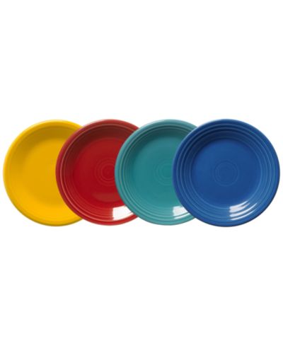 Набор салатных тарелок Fiesta Vibrant Classic Rim, 4 шт.