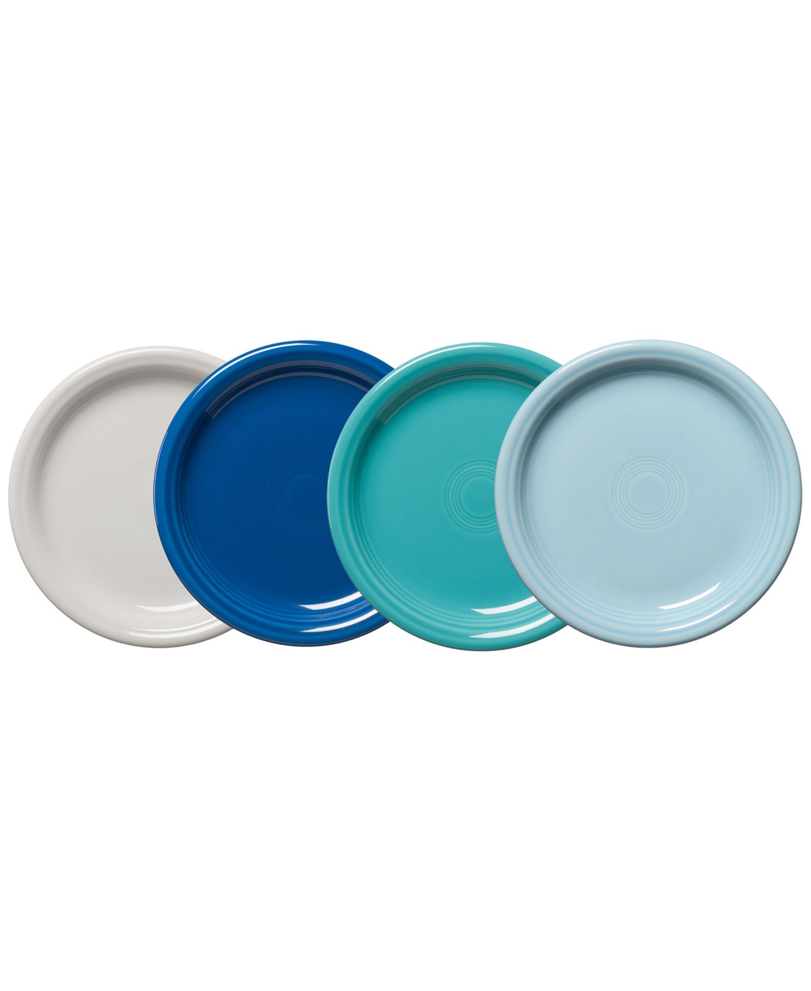 Fiesta тарелки Fiesta Coastal Blues Bistro Coupe Salad Set of 4