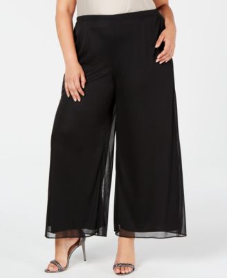Брюки MSK Plus Size Mesh Wide-Leg