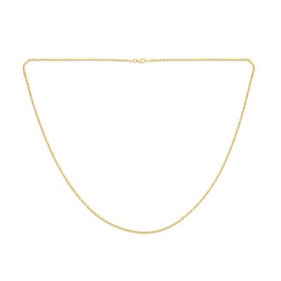 Bling Jewelry цепочка Rolo Link, 14K желтое напыление на серебре, 16-24 Inch