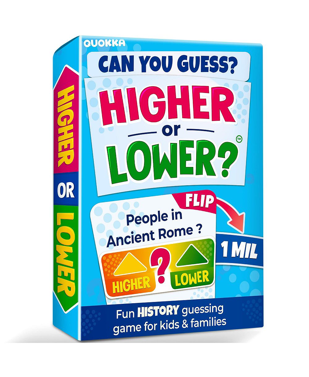 QUOKKA настольная игра для детей и взрослых, Higher or Lower