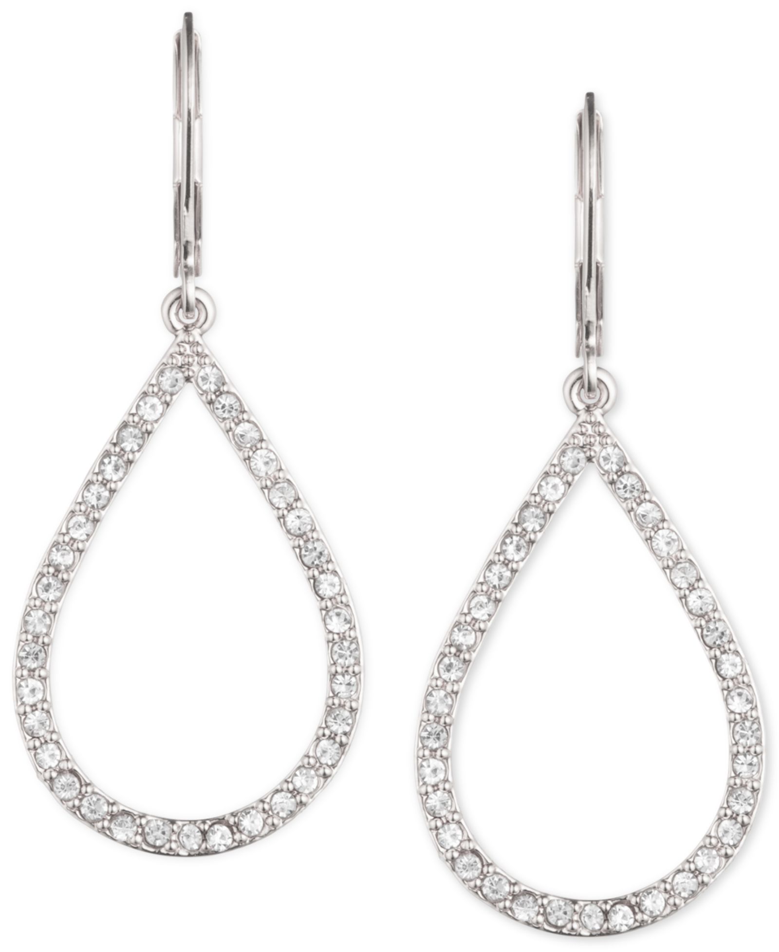 Anne Klein Серьги-капли с кристаллами Pavé