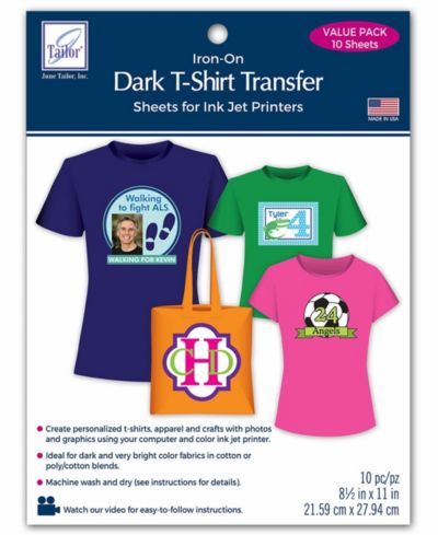 June Tailor Трансфер для футболки Dark T-Shirt - 10 листов