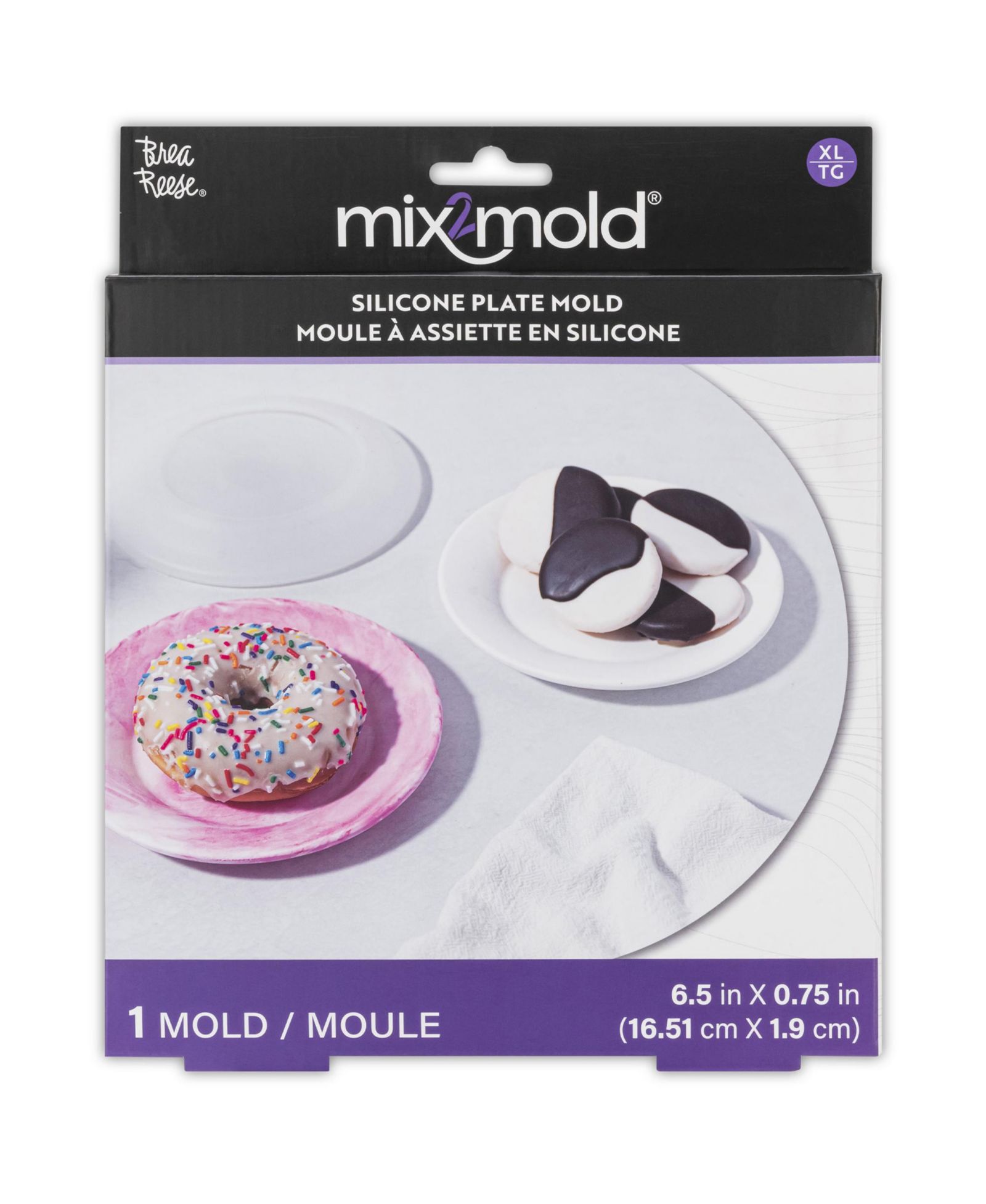 Brea Reese Mix2Mold: Silicone Mold - Small Plate