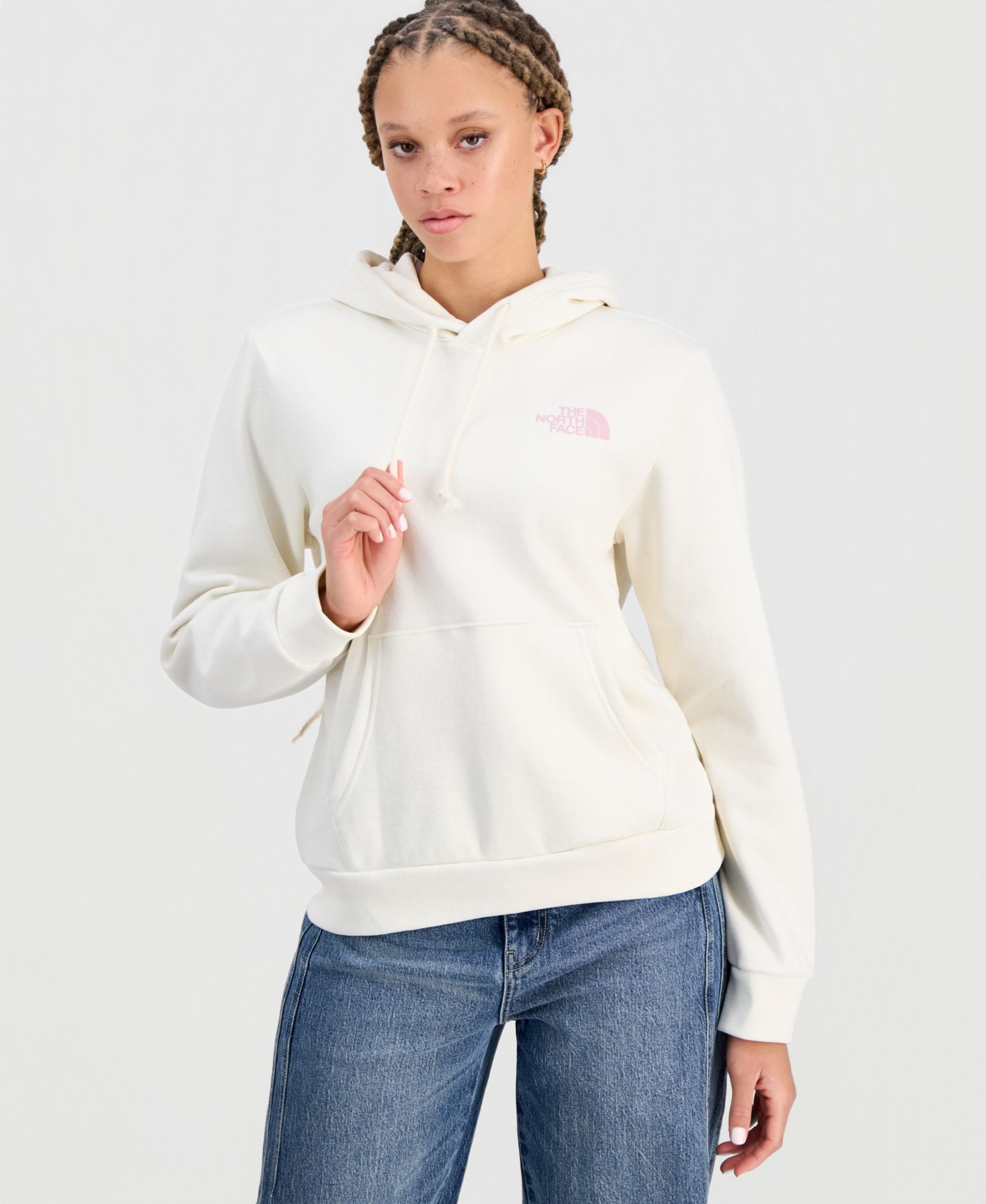 The North Face Women's Evolution Peaks Graphic Cotton Hooded Sweatshirt