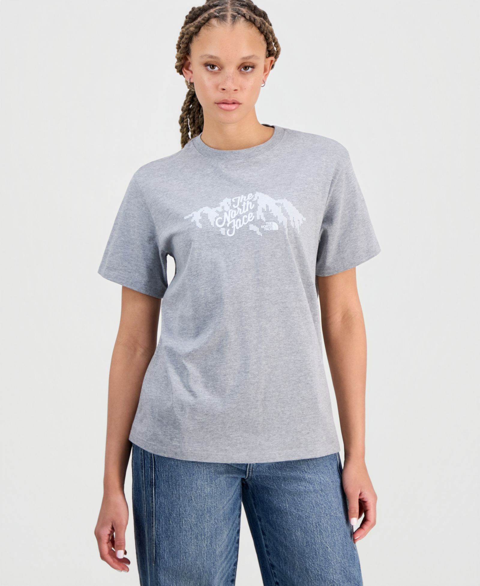 The North Face Women's Evolution Sparkle Short Sleeve Graphic Cotton T-Shirt
