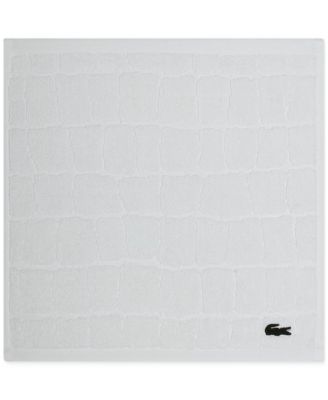 Полотенце для лица Lacoste Home Heritage Croc Scale Cotton, 13" x 13"