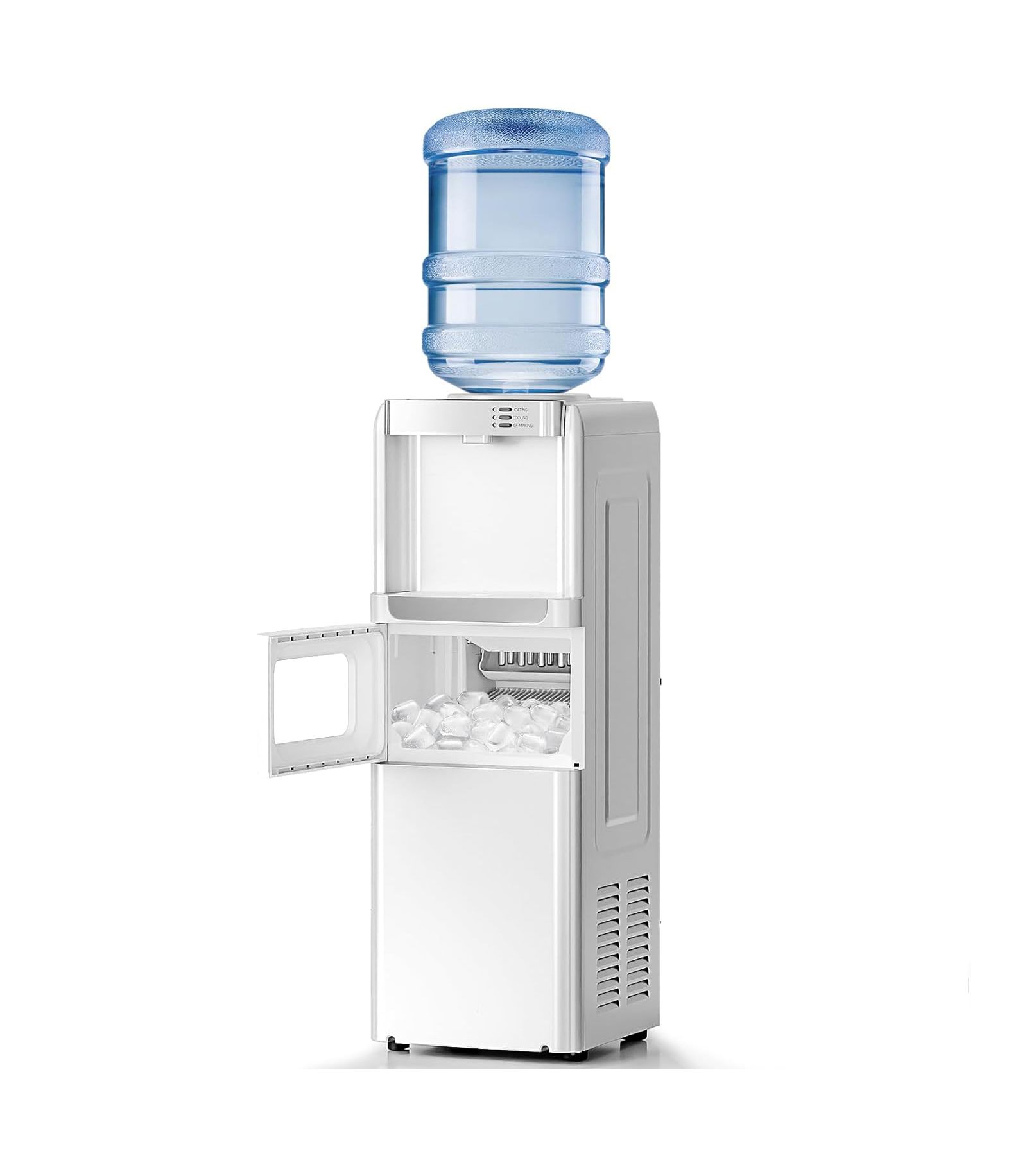 COWSAR Диспенсер для воды 33Lbs/Day с производителем льда для бутылок 2–5 Gallon, с защитой от детей, энергосберегающий, для дома и офиса