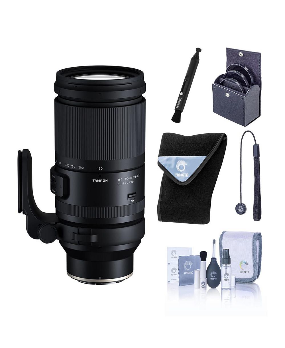 Tamron 150-500mm f/5-6.7 Di III VC VXD Lens for Nikon Z, with 82mm Filters