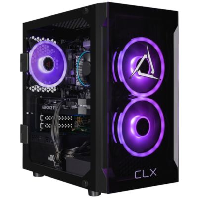 CLX SET Игровой ПК - Intel Core i5 14400F 2.5GHz 10-Core, 32GB DDR5 Memory, GeForce RTX 5060 8GB GDDR7 Graphics, 2TB SSD, WiFi, Windows 11 Home 64-bit