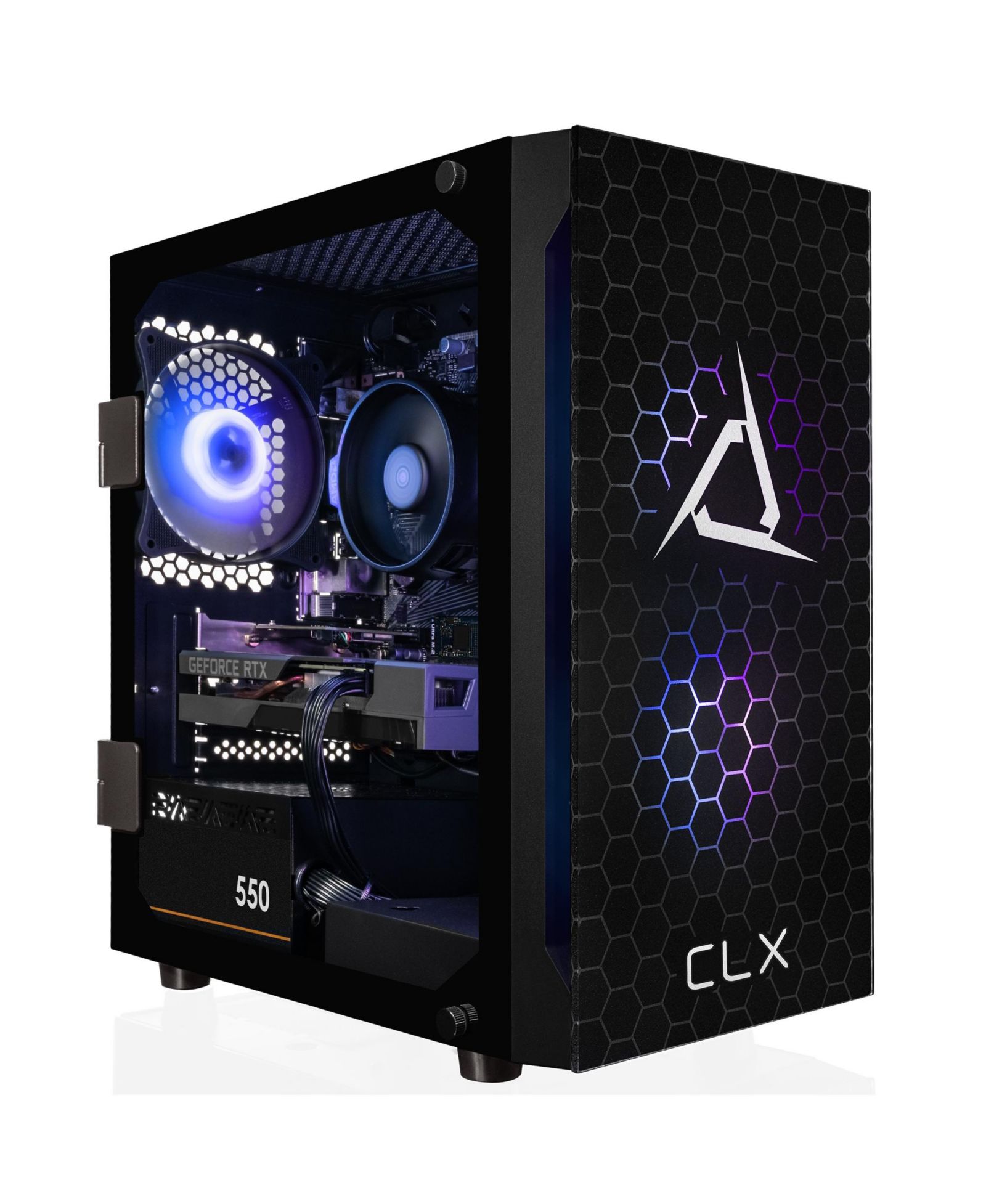 CLX SET Gaming Desktop - AMD Ryzen 5 8400F 4.2GHz 6-Core Processor, 32GB DDR5 Memory, GeForce RTX 5060 Ti 8GB GDDR7 Graphics, 2TB SSD, WiFi, Windows 11 Home 64-bit