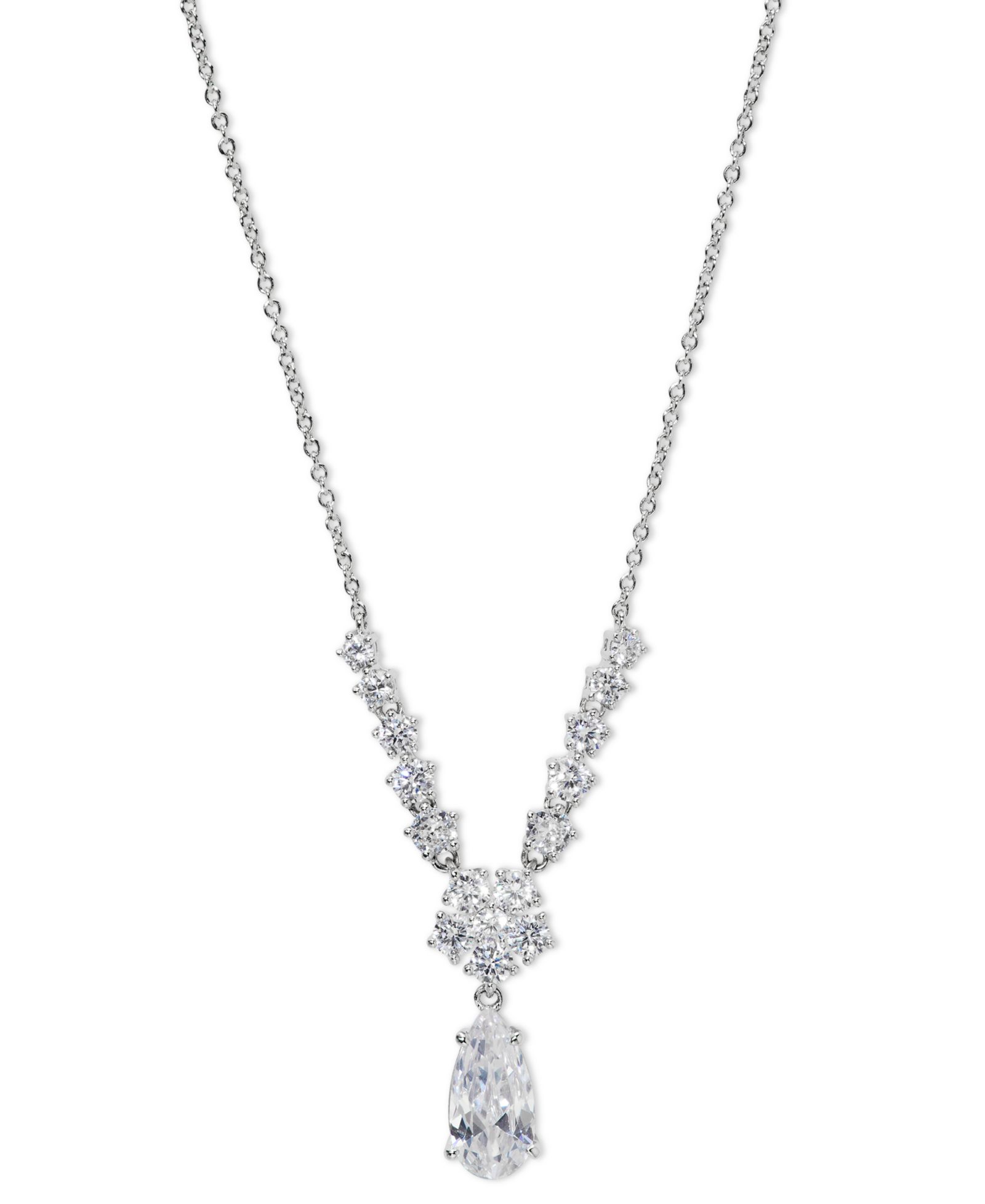 Eliot Danori Cubic Zirconia Lariat ожерелье, 16" + 2" удлинитель