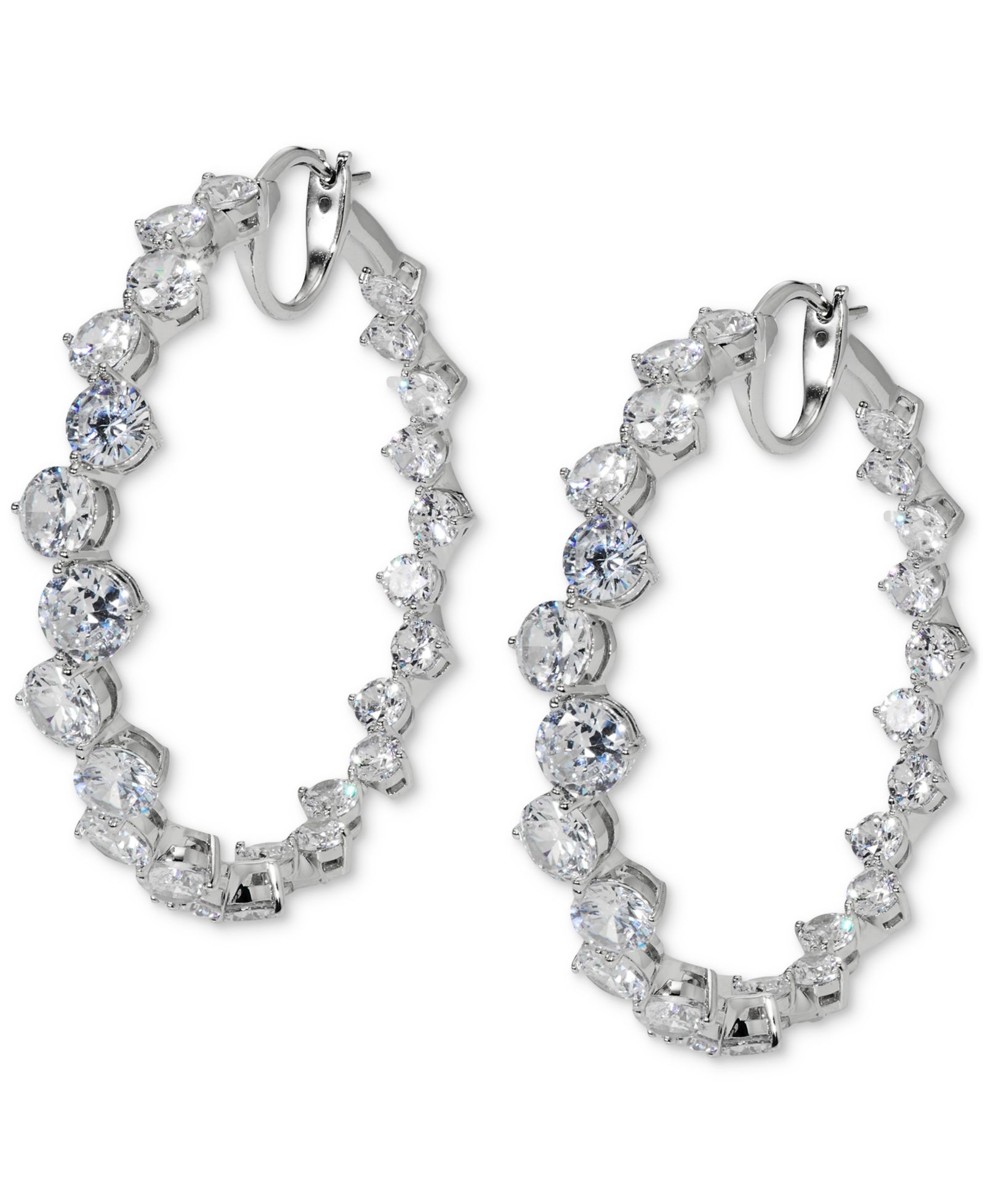 Eliot Danori Cubic Zirconia Linear Drop Earrings