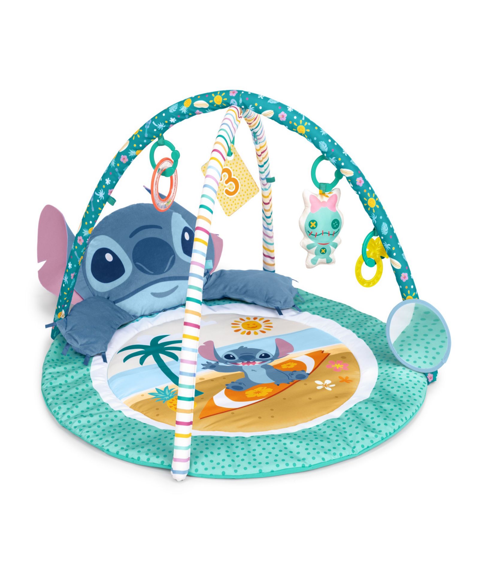 Развивающий игровой коврик Bright Starts Infant Stitch Party in Paradise