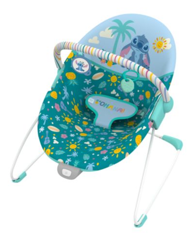 Bright Starts Детский шезлонг Disney Baby Stitch Ohana Paradise