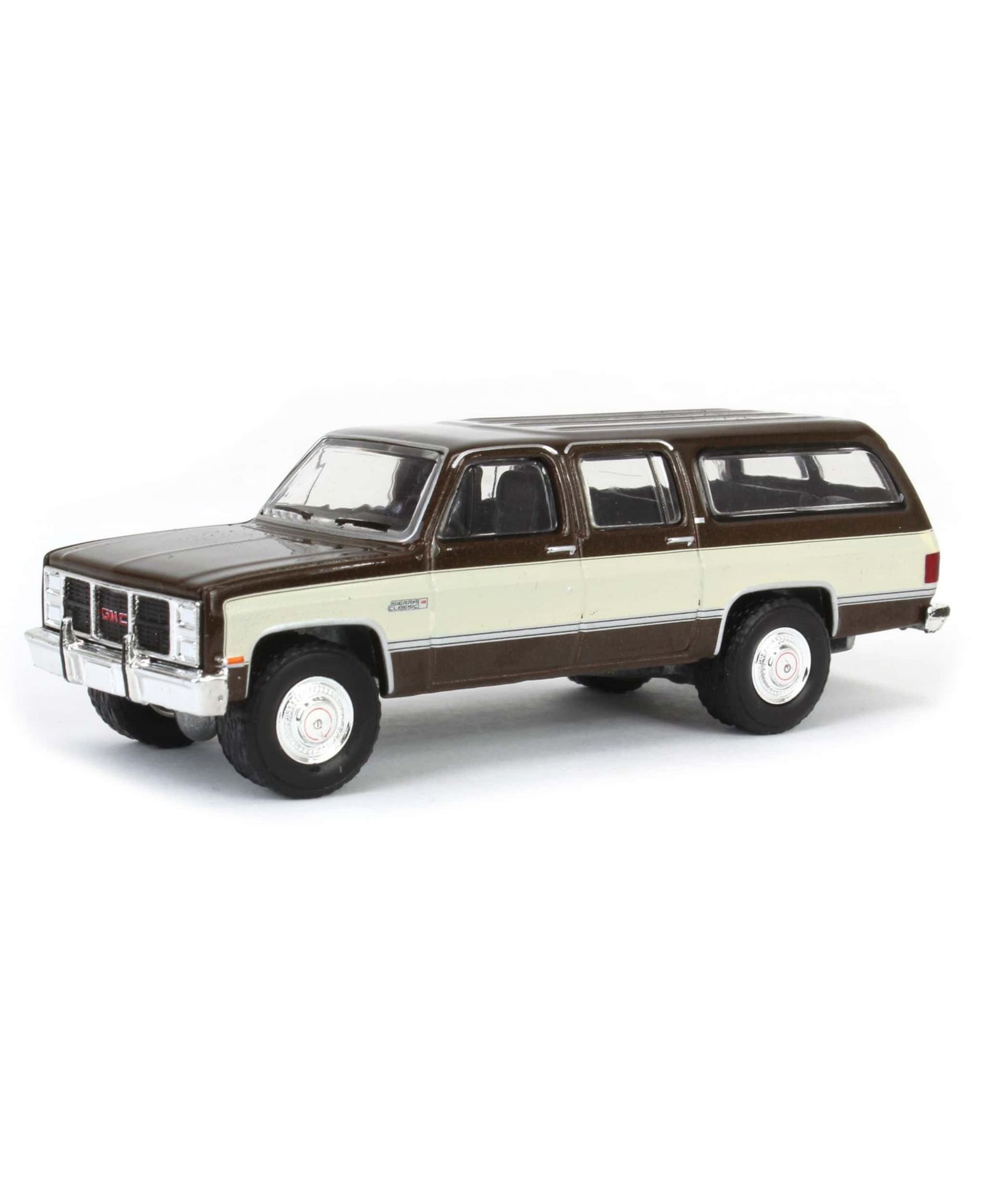 Модель 1/64 1986 GMC Suburban Bronze & Tan Showroom Floor Series