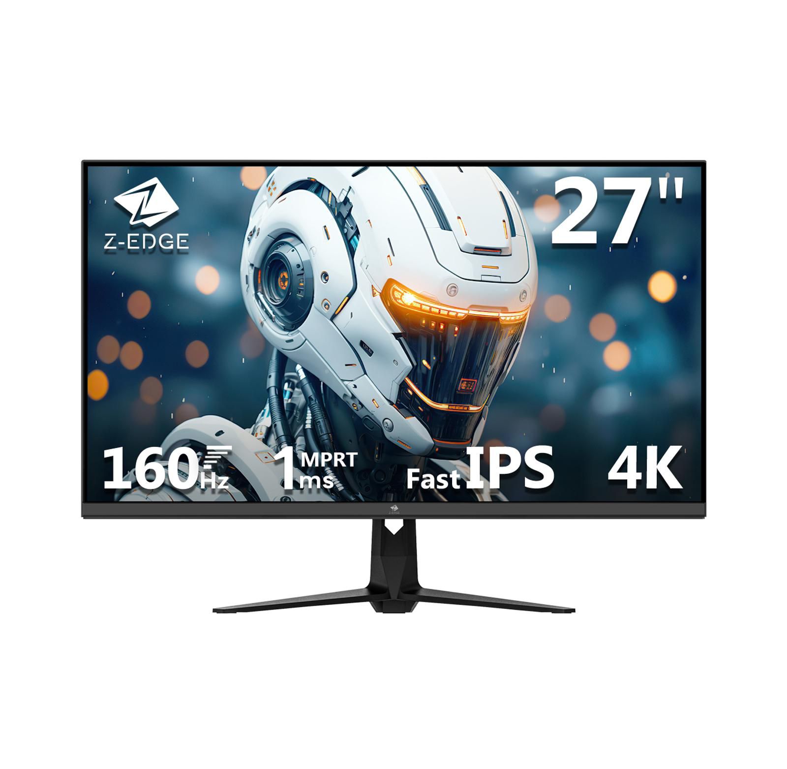 Игровой монитор Z-EDGE 27 inch 4K UHD 3840x2160 160Hz 1ms IPS, 1.07 Billion Colors, FreeSync, HDMI x 2, DP x 2
