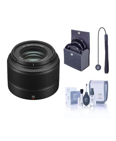 Объектив Fujifilm XC 35mm f/2, комплект с фильтром 43mm и крышкой