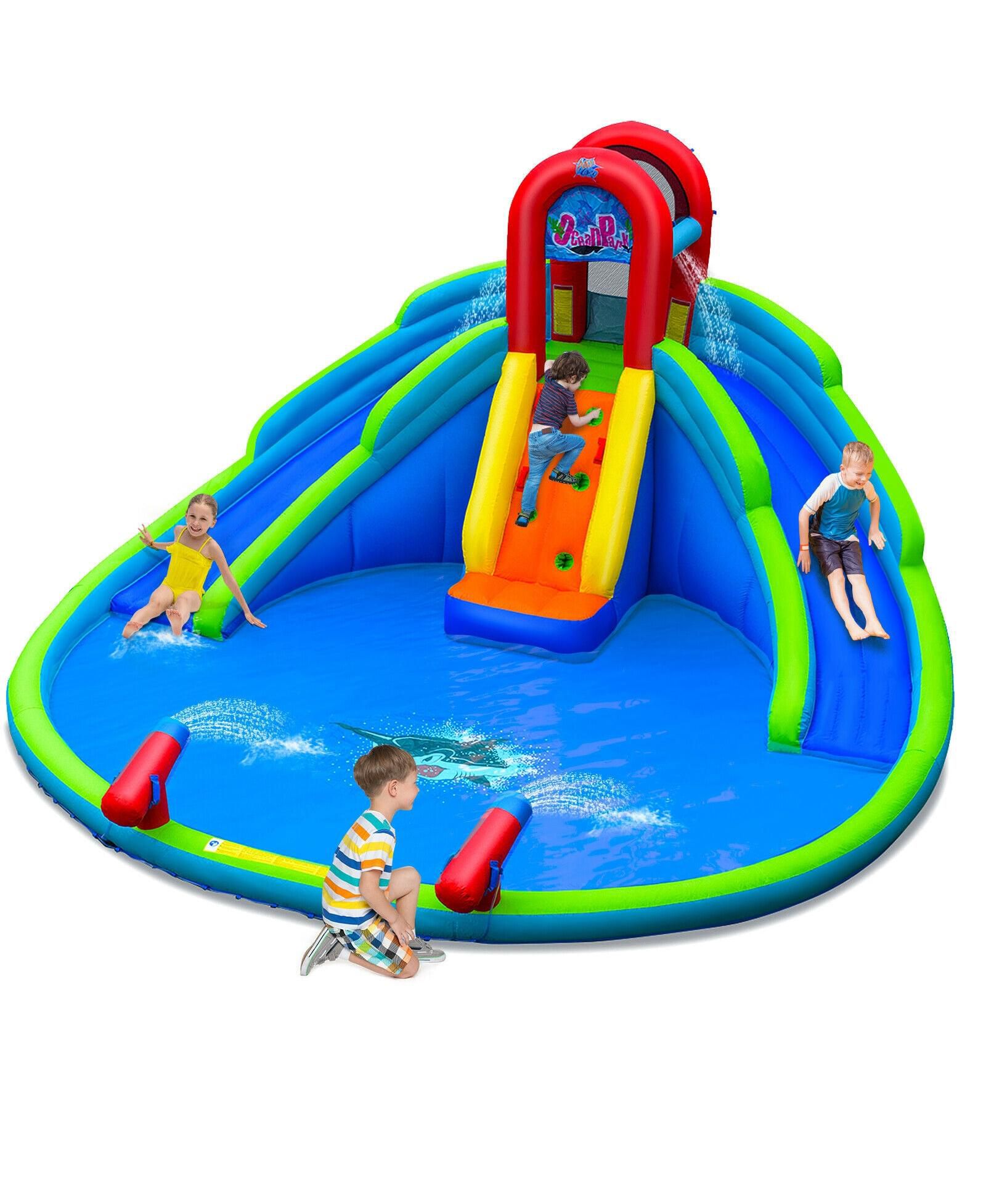 Надувной водный аттракцион Mecale Bounce House с поручнями без воздуходувки