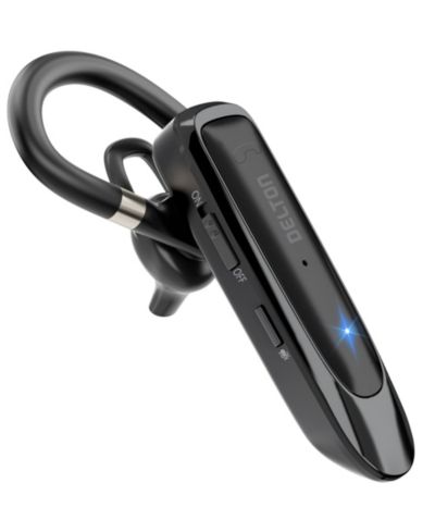Delton Беспроводная моногарнитура Bluetooth 22X с двумя микрофонами, черная