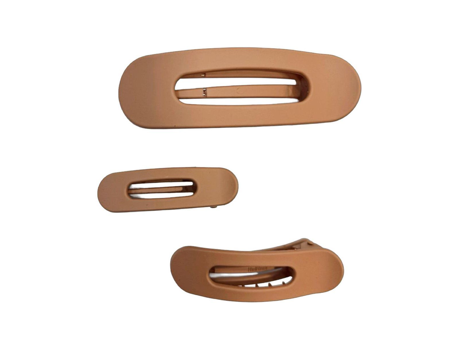 Набор заколок Headbands of Hope Mixed Size Flat Lay Clip Set - Camel