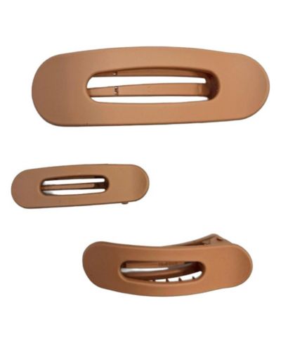 Набор заколок Headbands of Hope Mixed Size Flat Lay Clip Set - Camel