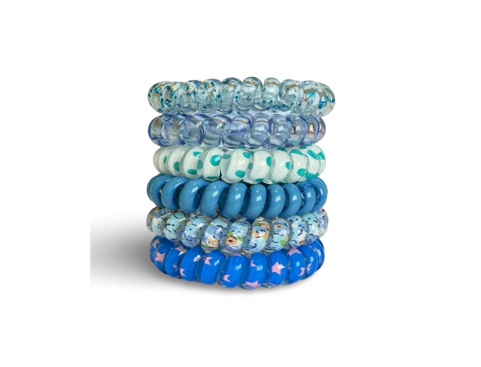 Headbands of Hope Hair Tie Set - Blue Bliss